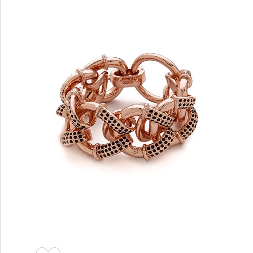 Giles & Brother rosegold cortina encrust bracelet